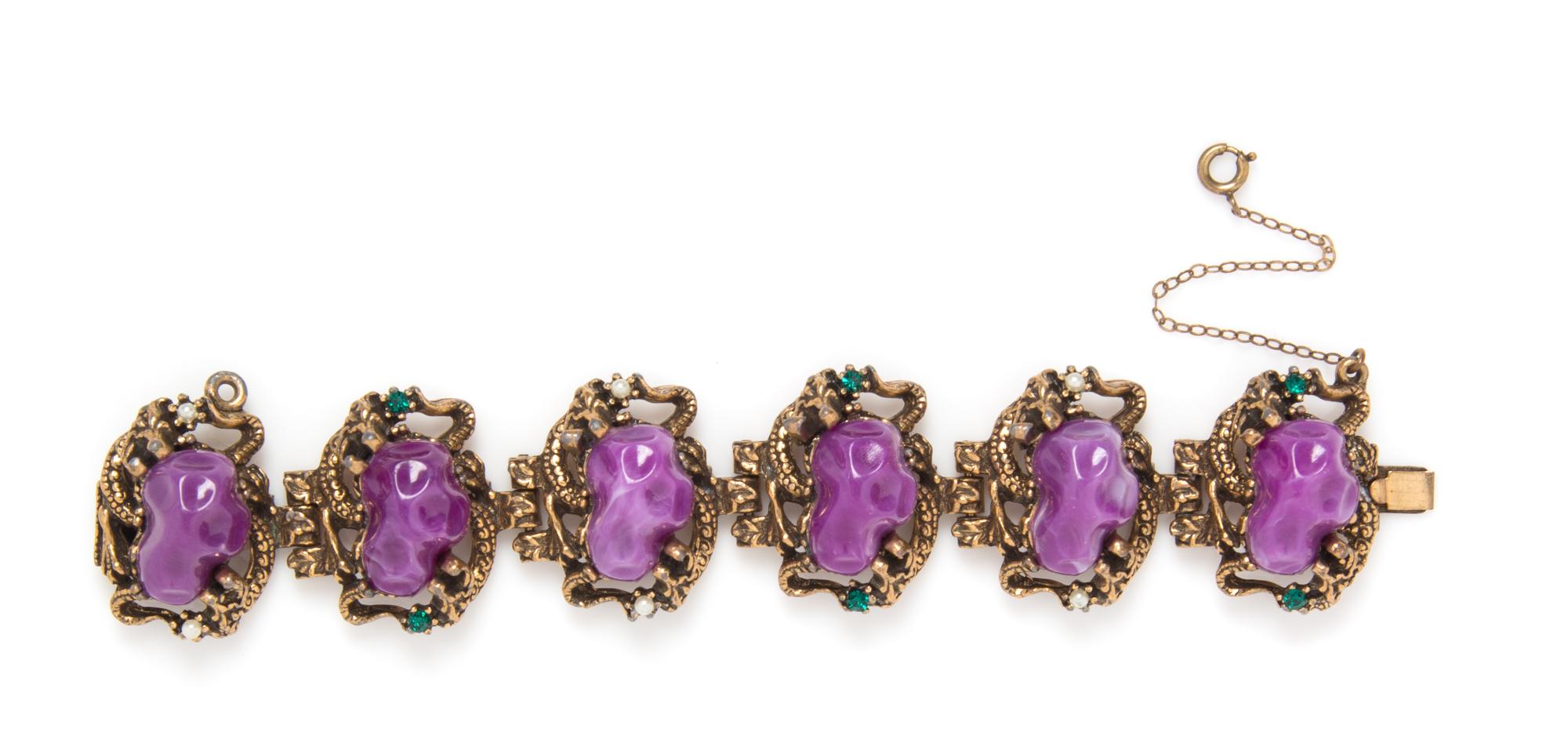 A Purple Stone Bracelet,