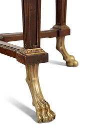A Louis XVI Style Gilt Bronze Mounted Occasional Table
