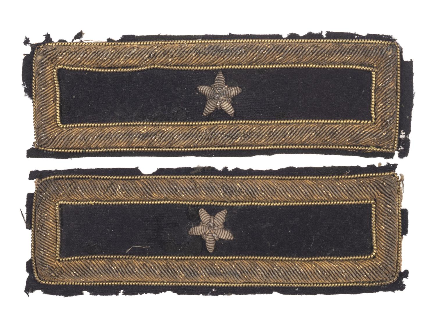 [MEXICAN WAR]. Brigadier general shoulder straps identified to General Lansing B. Swan.