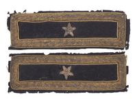 [MEXICAN WAR]. Brigadier general shoulder straps identified to General Lansing B. Swan.