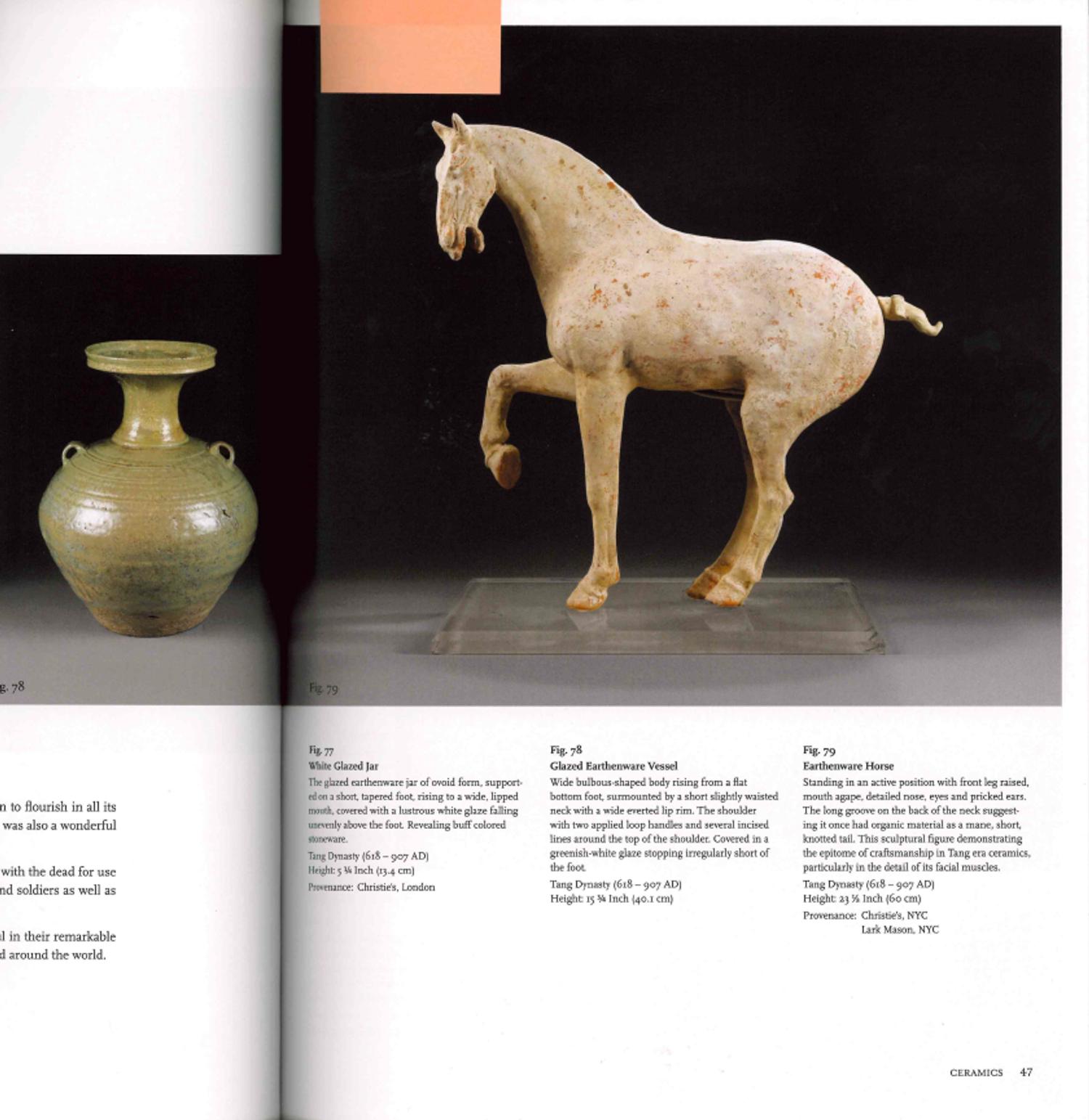 A Chinese White Glazed Porcelain Jar, Tang Dynasty 唐 白釉罐