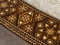 A Pair of Moroccan Marquetry and Mother-of-Pearl Inlaid Lounge Chairs