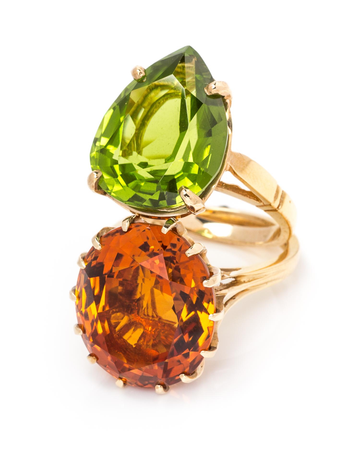 A Collection of Yellow Gold and Gem Rings, 9.80 dwts.