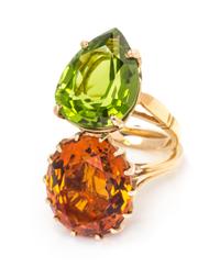A Collection of Yellow Gold and Gem Rings, 9.80 dwts.