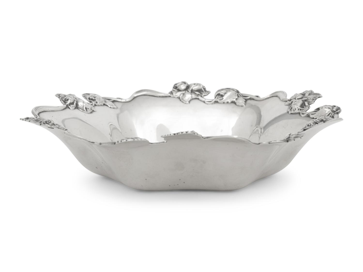 An American Silver Floriform Bowl
