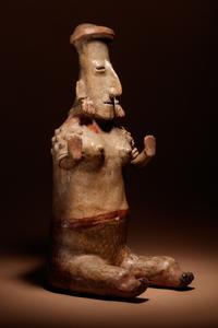 A Jalisco Terracotta Seated Female Figure