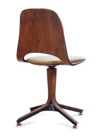 Dining Table and Set of Seven Dining Chairs, Plycraft, USA