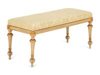 A Six-Piece Louis XIV Style Painted and Parcel Gilt Parlor Suite — 19th/20th Century