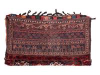 A Soumak Wool Saddle Bag