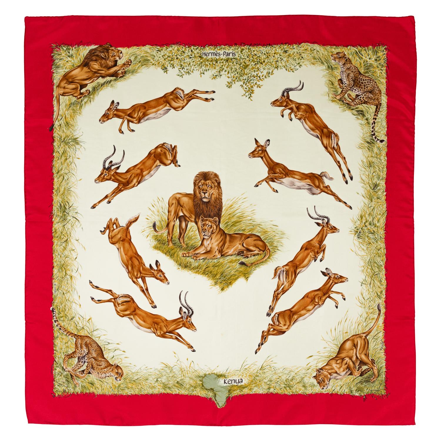 Hermès 90cm Silk Scarf