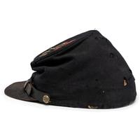 140th Pennsylvania Infantry II Corps enlisted man's forage cap identified to Philip A. Cooper, Company C.