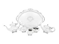 An American Silver Six-Piece Tea and Coffee Service