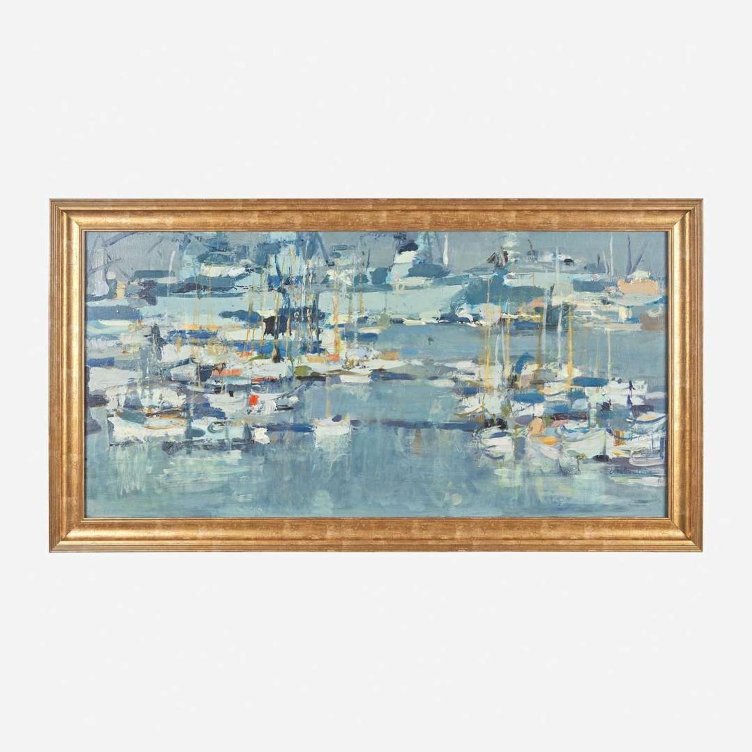 Eugène Baboulène (French, 1905-1994) Rade de Toulon