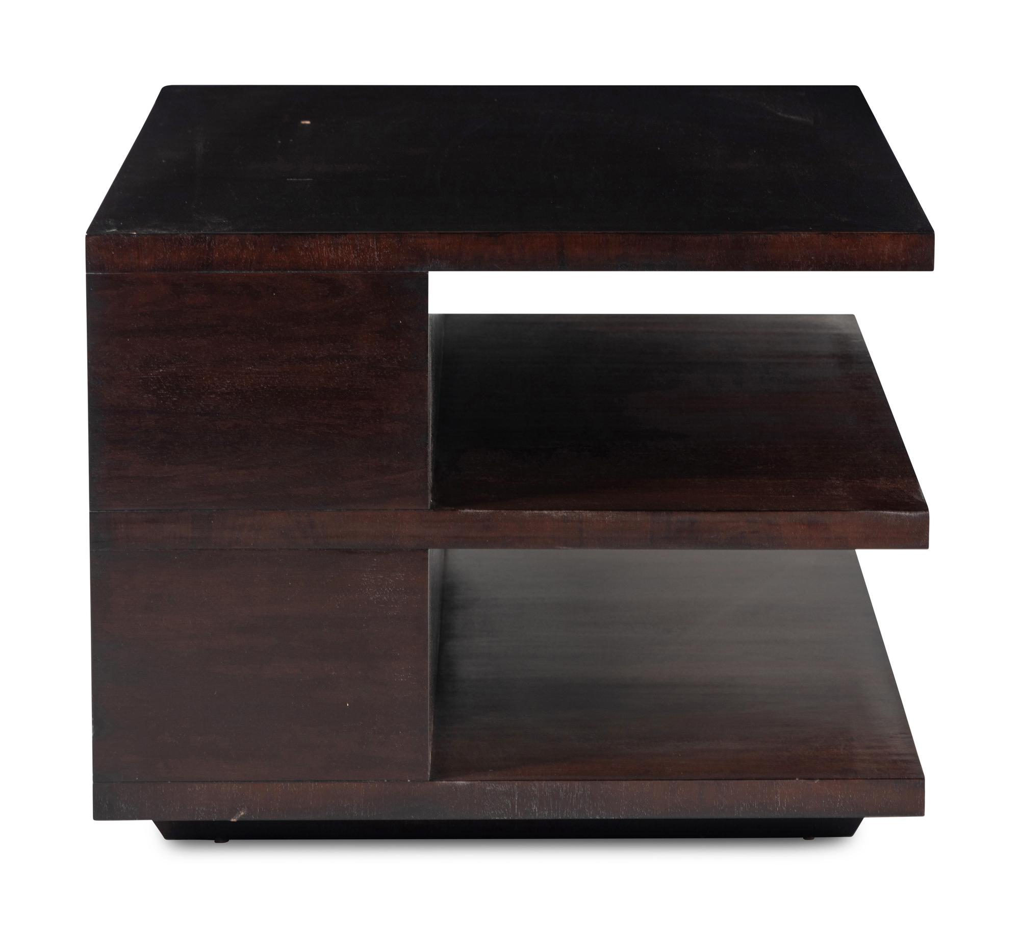 A Pair of Kerry Joyce Sculley Three-Tier Side Tables