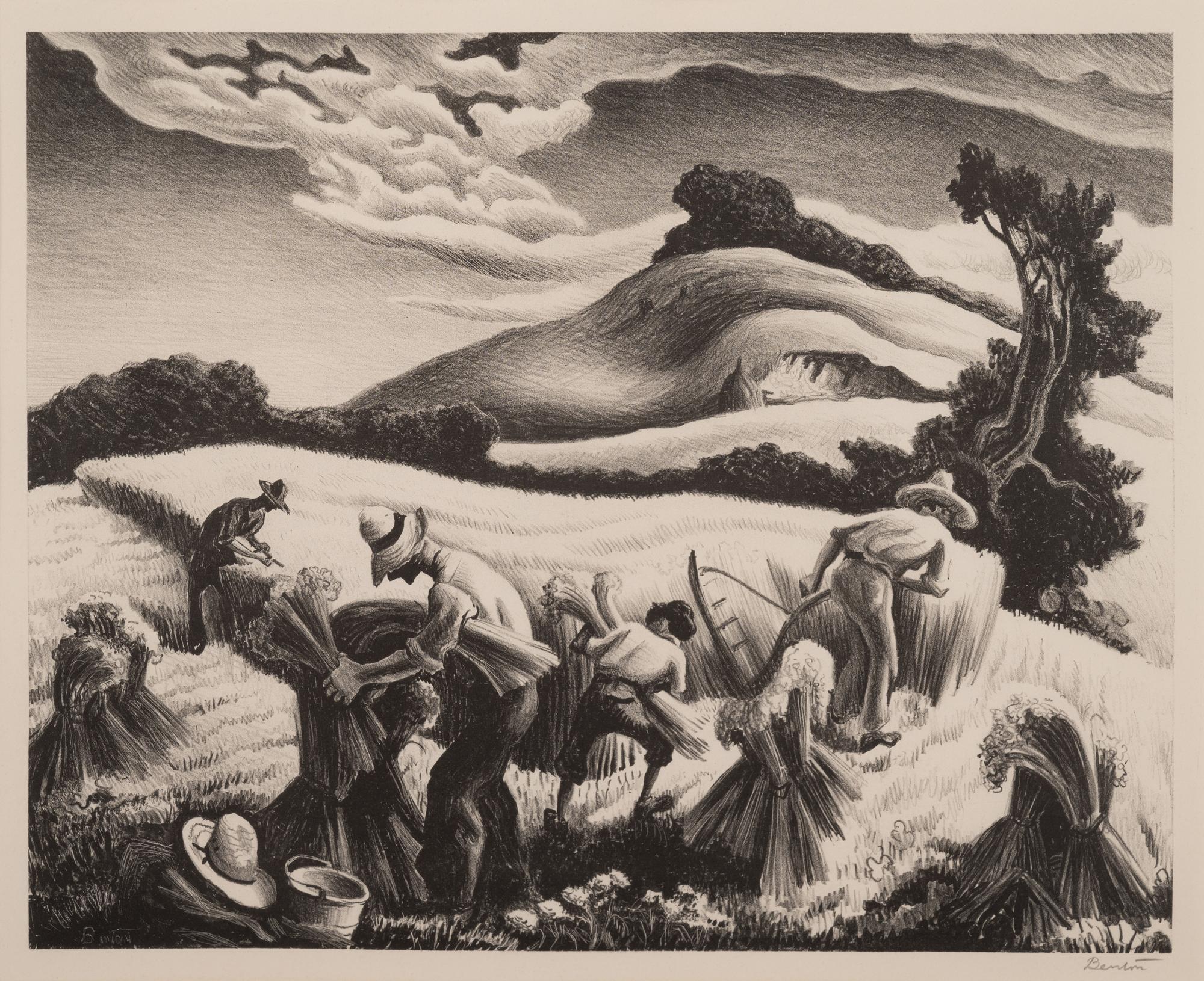 Cradling Wheat