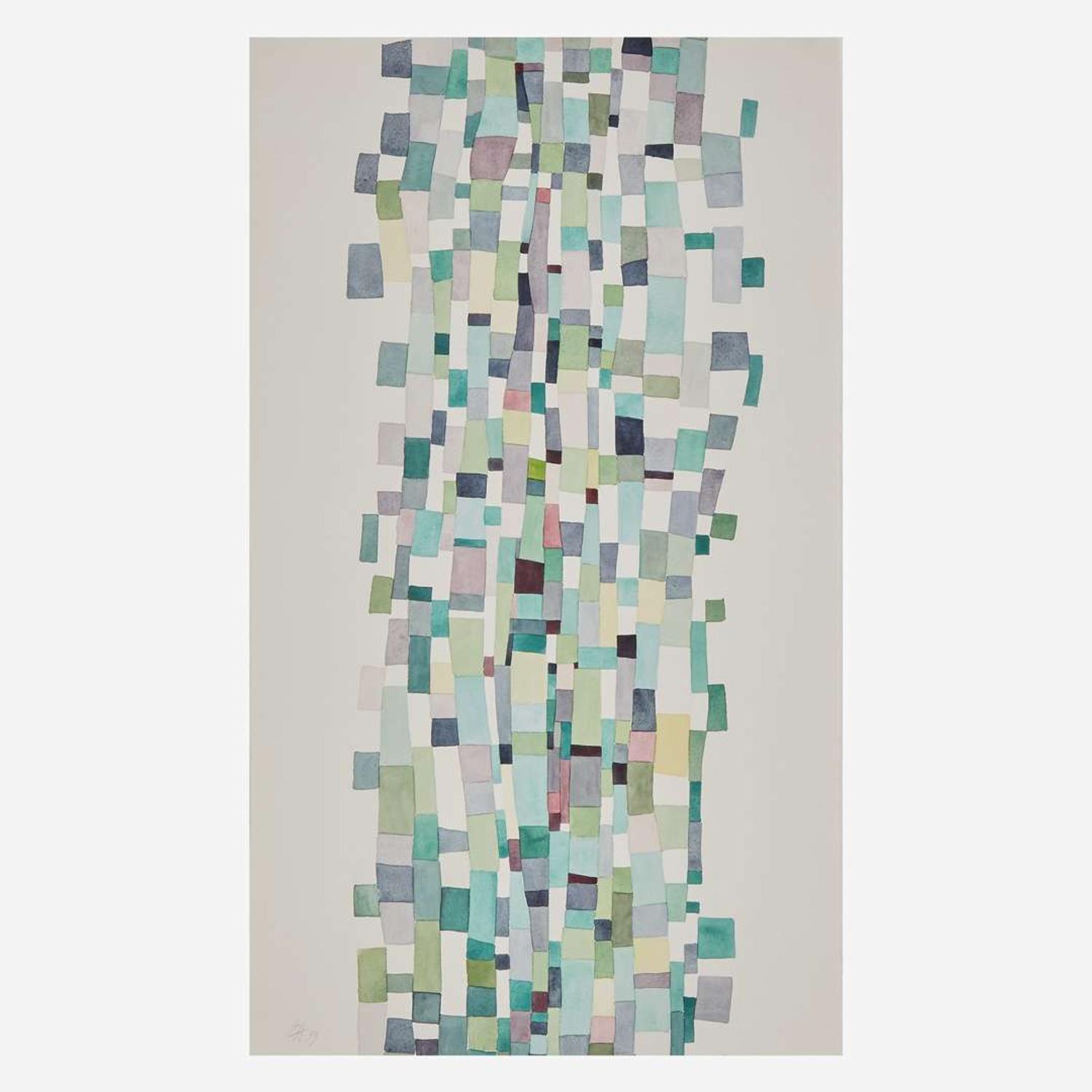 Edna Andrade (American, 1917-2008) Tower