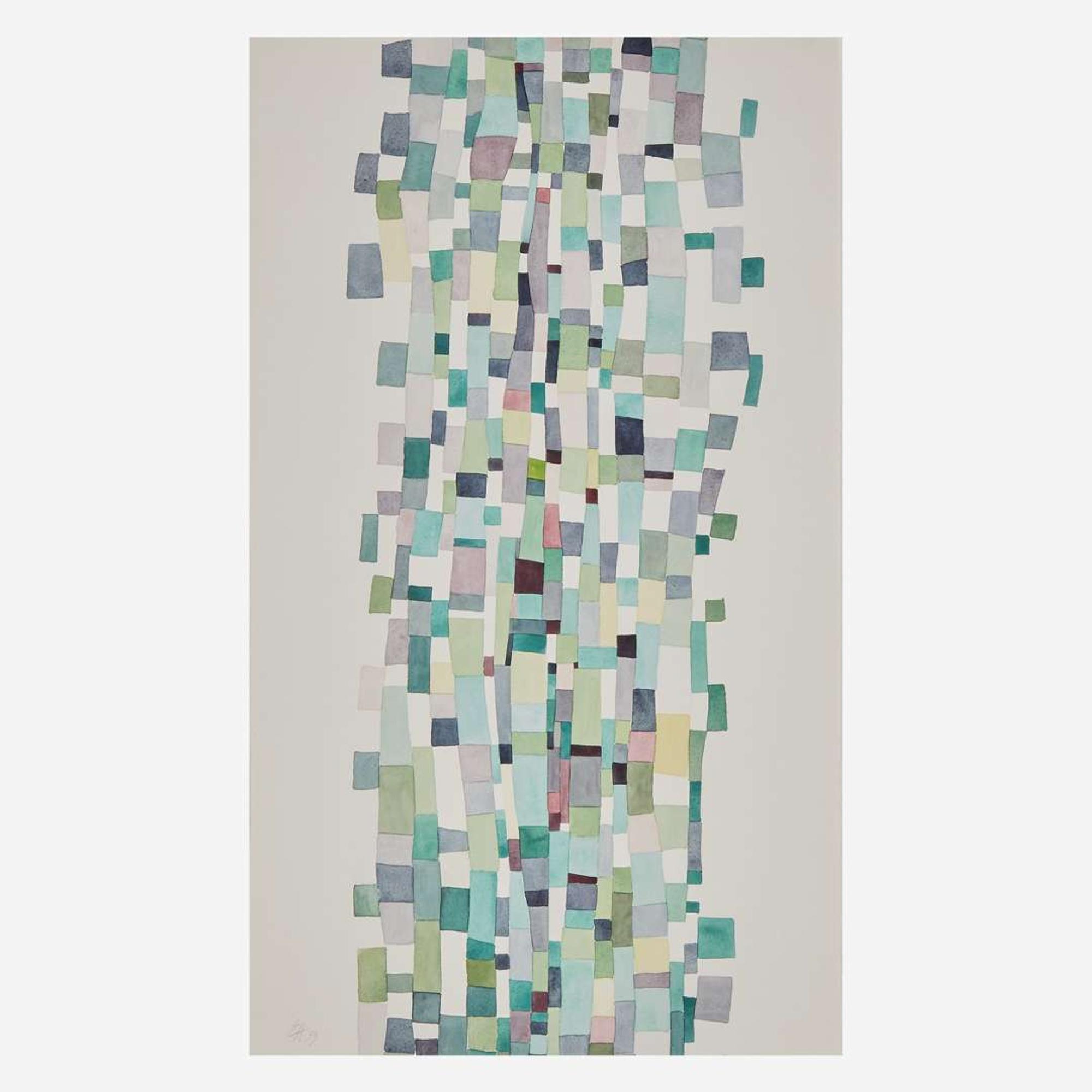 Edna Andrade (American, 1917-2008) Tower