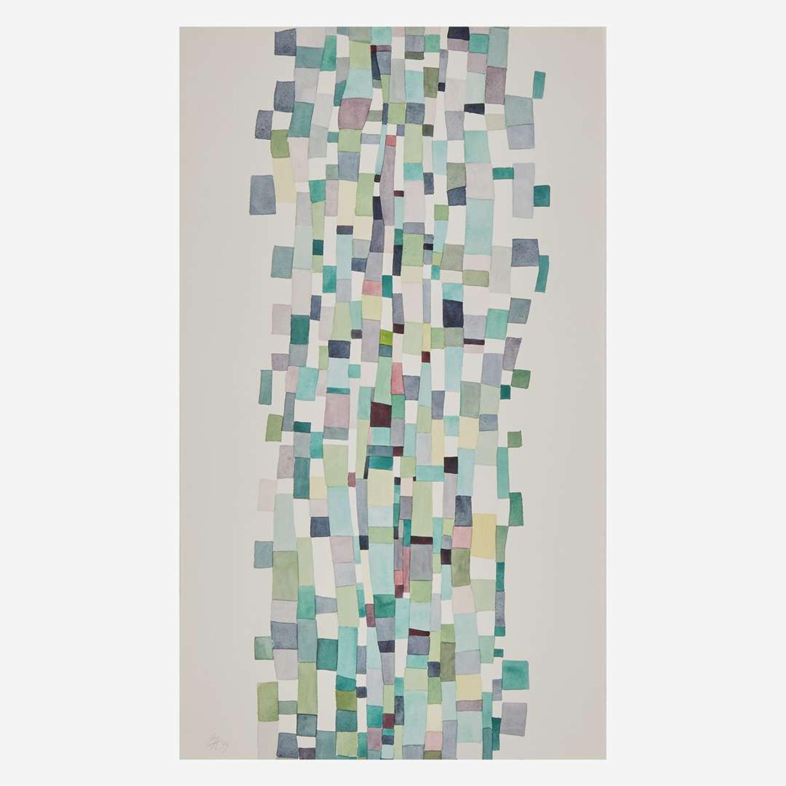 Edna Andrade (American, 1917-2008) Tower