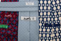 ELEVEN HERMÈS SILK NECKTIES