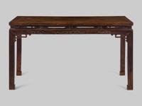 A Chinese Lacquered Elmwood Painting Table, Pingtou'an