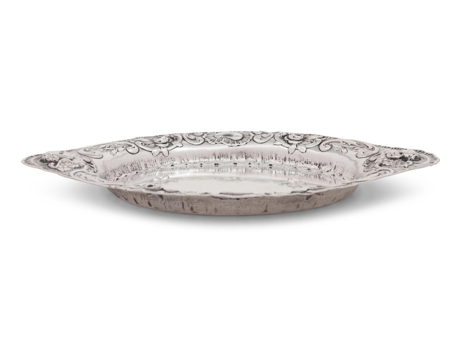 A German Silver Bread Dish