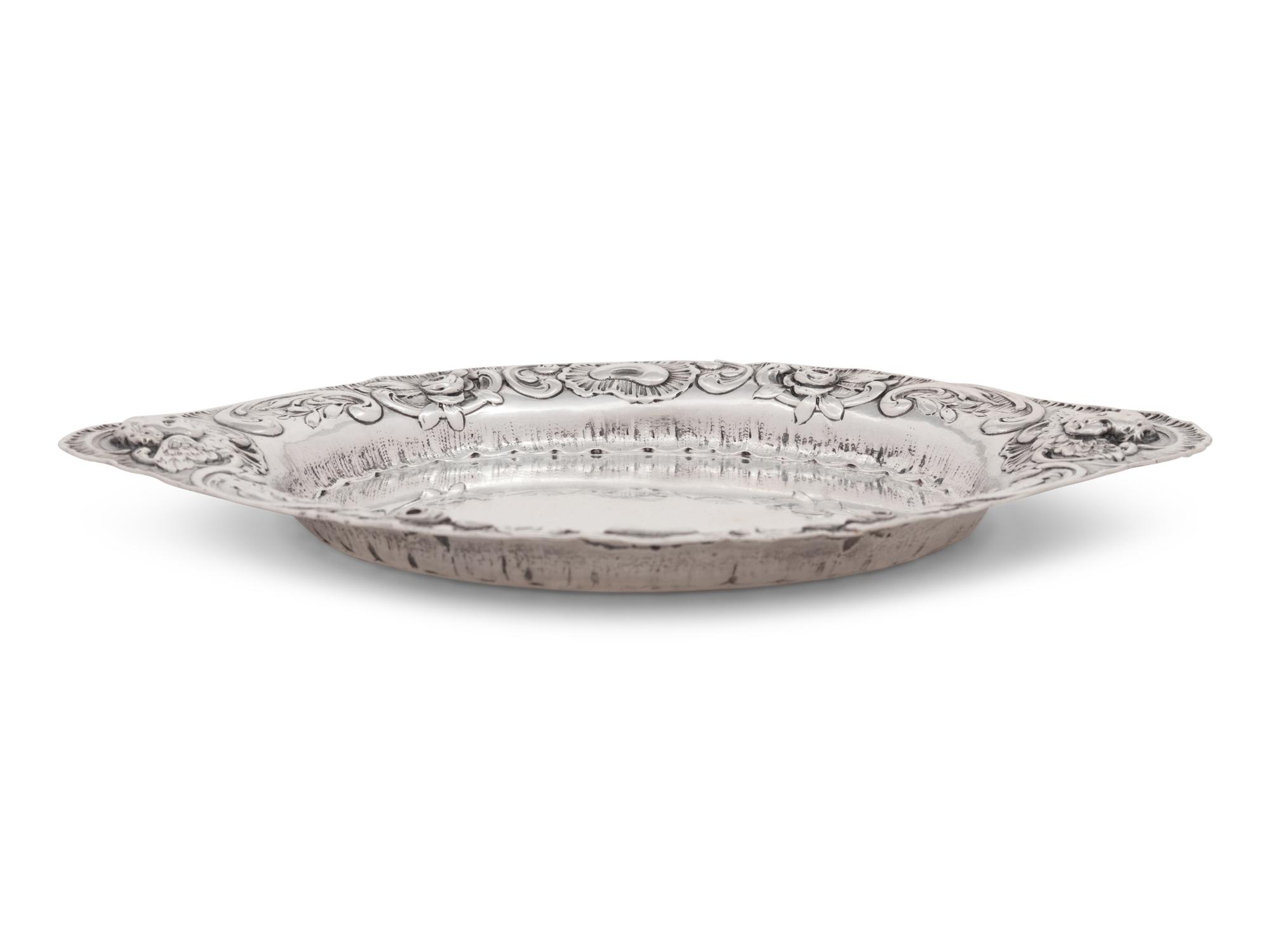 A German Silver Bread Dish