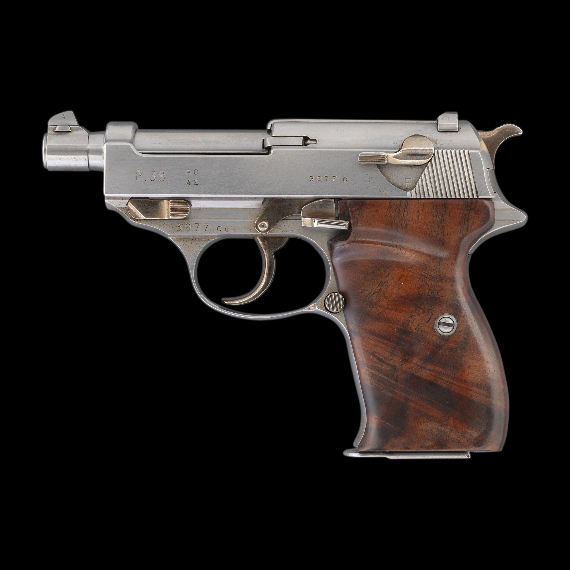 *John Martz Custom Baby P.38 Pistol with Combination Display & Accessories Storage Stand