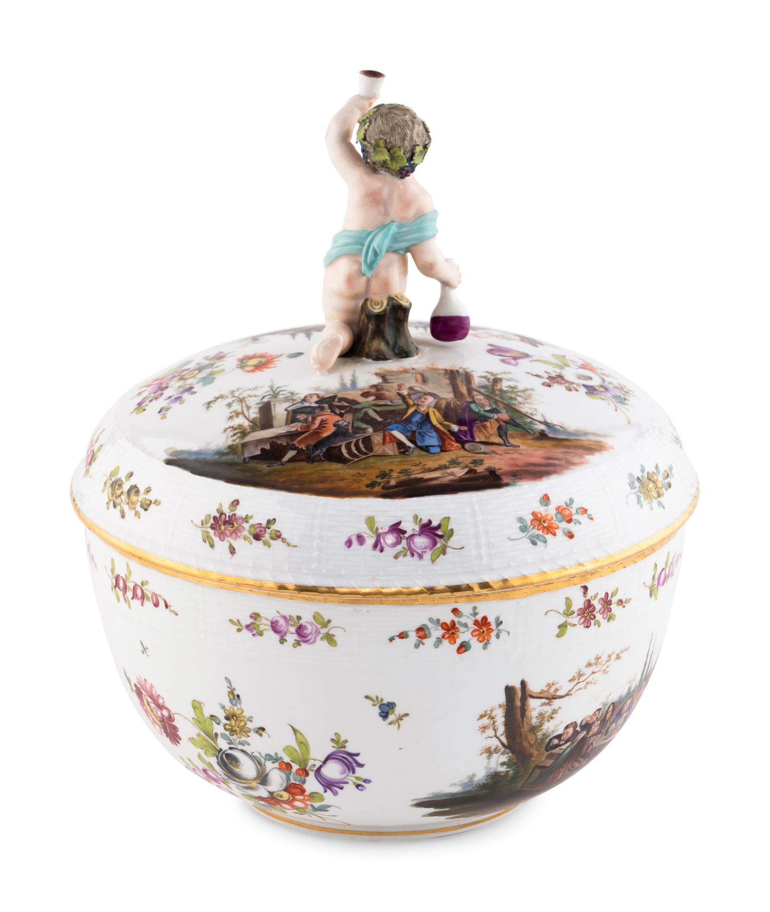 A Berlin (K.P.M.) Porcelain Covered Tureen