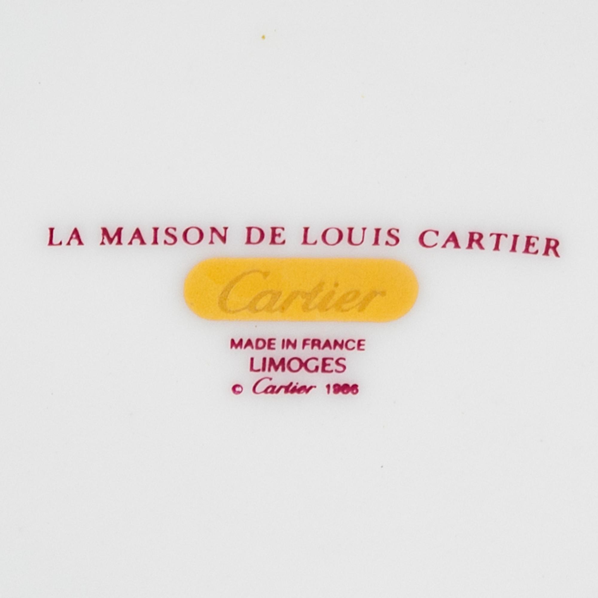 A Cartier La Maison de Louis Cartier Porcelain Dinner Service