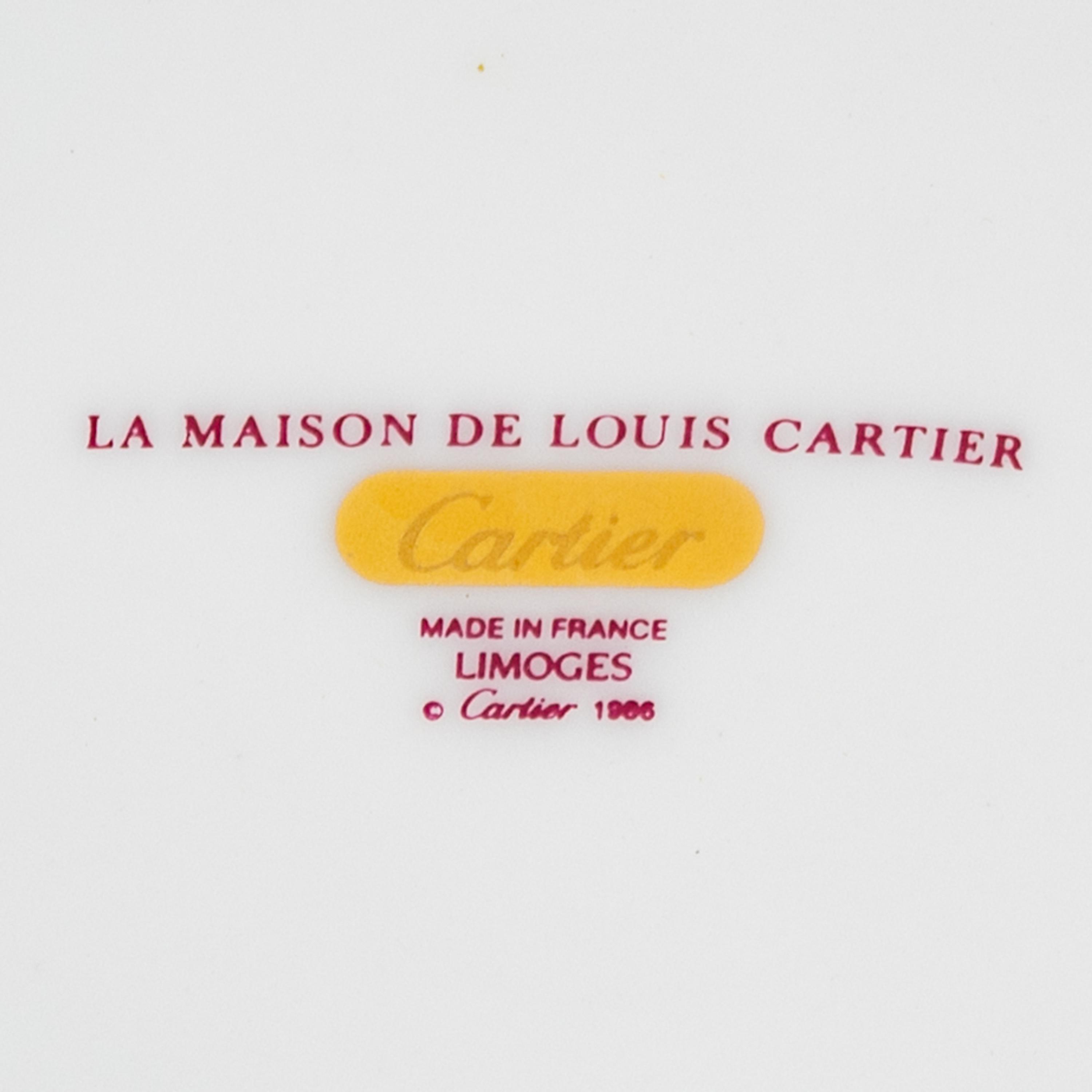 A Cartier La Maison de Louis Cartier Porcelain Dinner Service