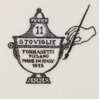 A Set of Ten Piero Fornasetti Stoviglie Plates