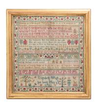 An American Needlepoint Sampler