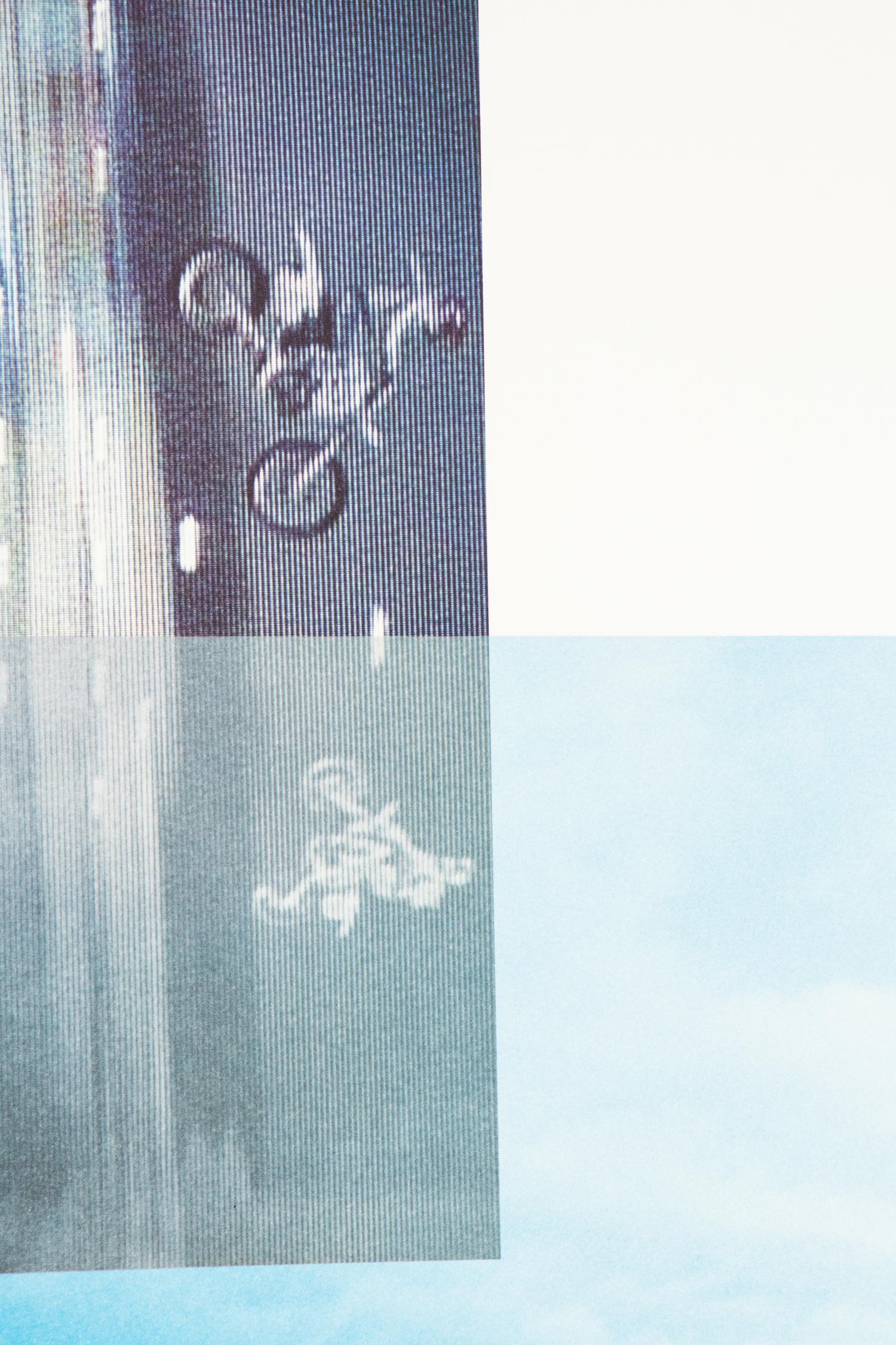 Double Motorcyclists and Landscape (Icelandic) (from the Overlap Series )