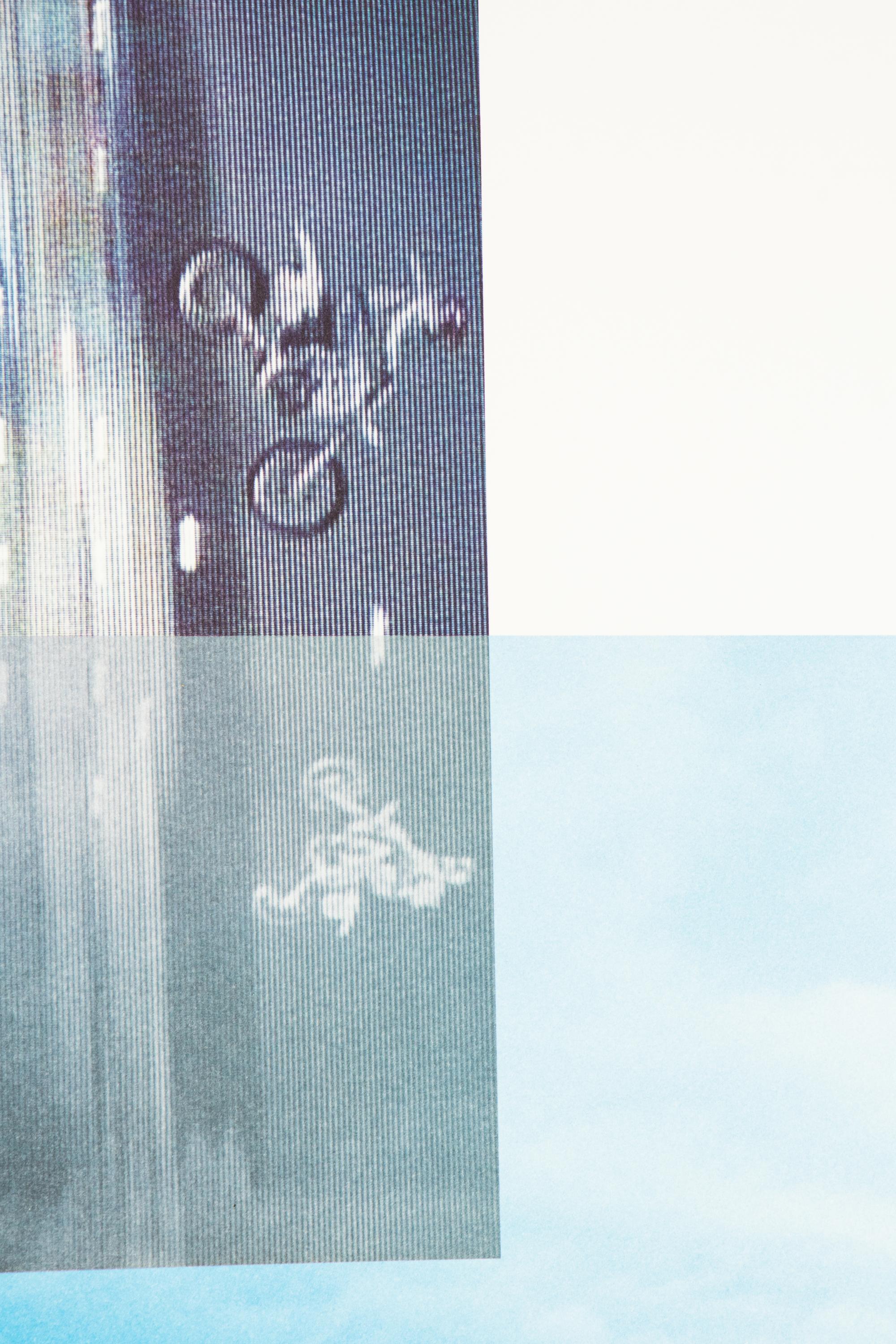 Double Motorcyclists and Landscape (Icelandic) (from the Overlap Series )