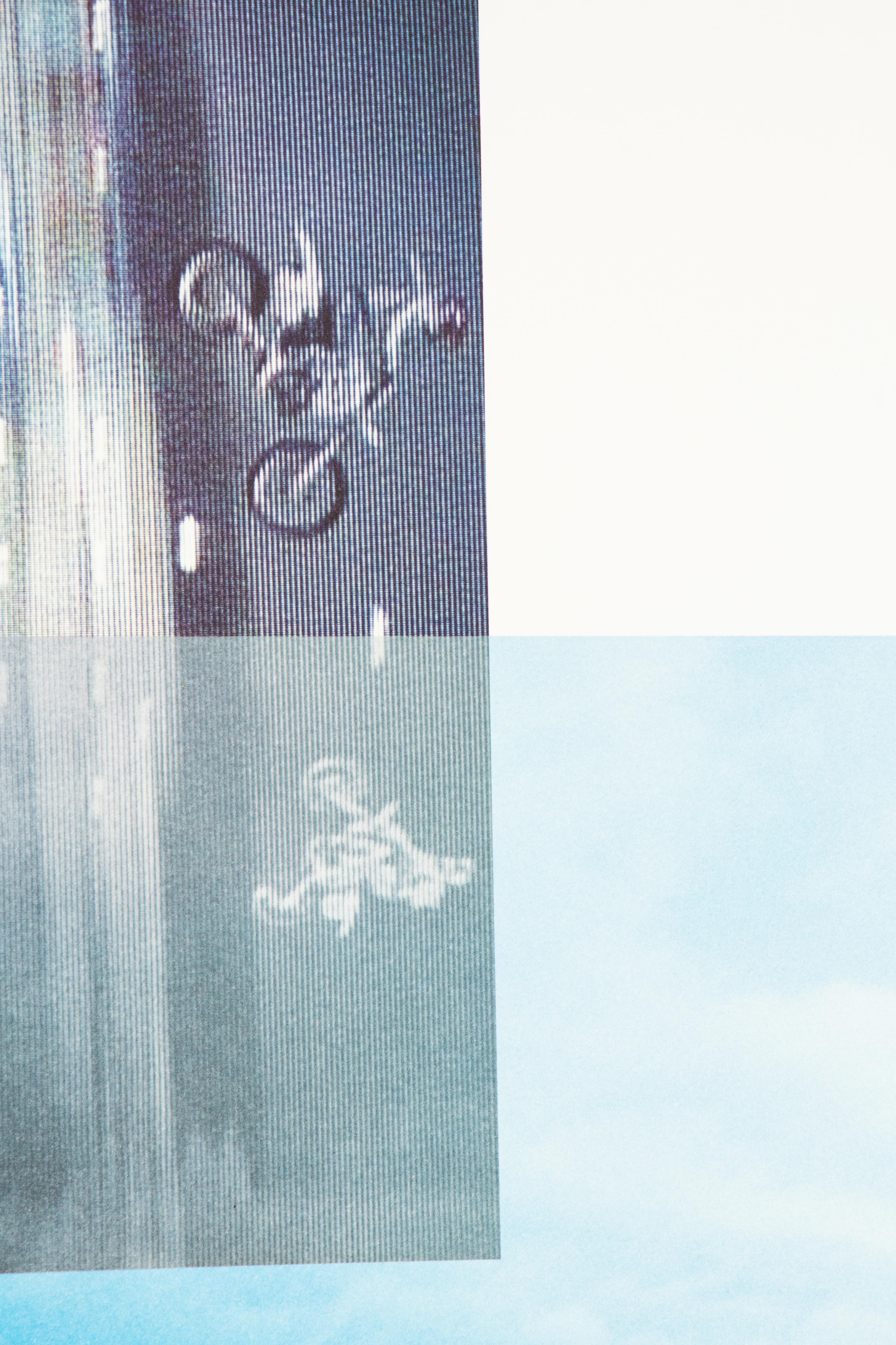 Double Motorcyclists and Landscape (Icelandic) (from the Overlap Series )