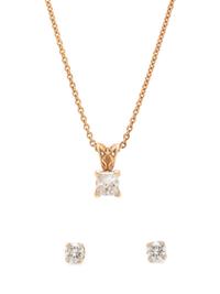 COLLECTION OF YELLOW GOLD AND DIAMOND JEWELRY