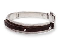 GUCCI, BELT MOTIF BANGLE BRACELET