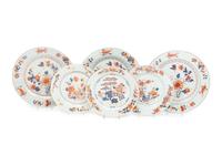 Six Chinese Export Imari Palate Porcelain Plates