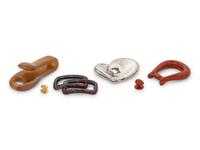 Elsa Peretti: Four Belt Buckles, One 18k Gold Stud, 25 Leather Belts
