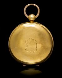 An 18 Karat Yellow Gold Hunter Case Pocket Watch, Cooper,