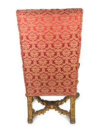 An Italian Baroque Style Carved Walnut Figural Armchair — IN THE MANNER OF ANDREA BROSTOLON, 19TH CENTURY