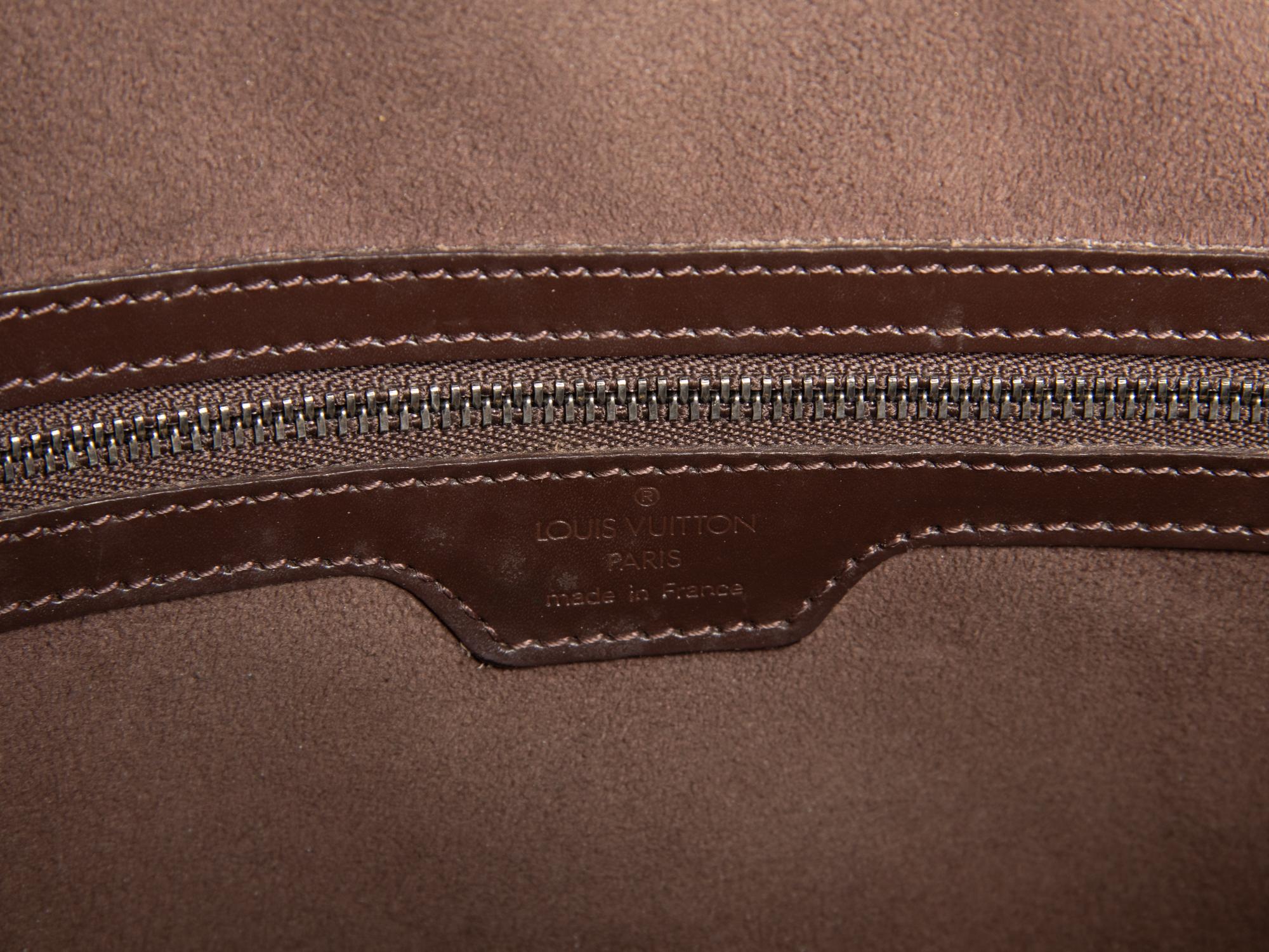 Louis Vuitton, Dark Brown Epi Lussac Bag