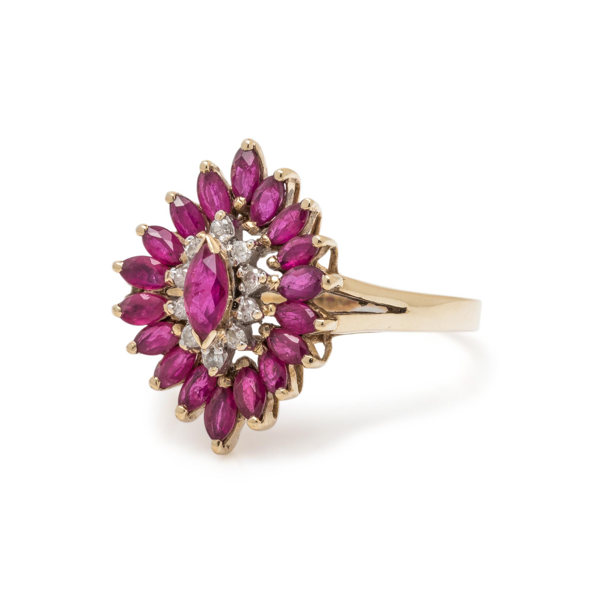RUBY AND DIAMOND RING