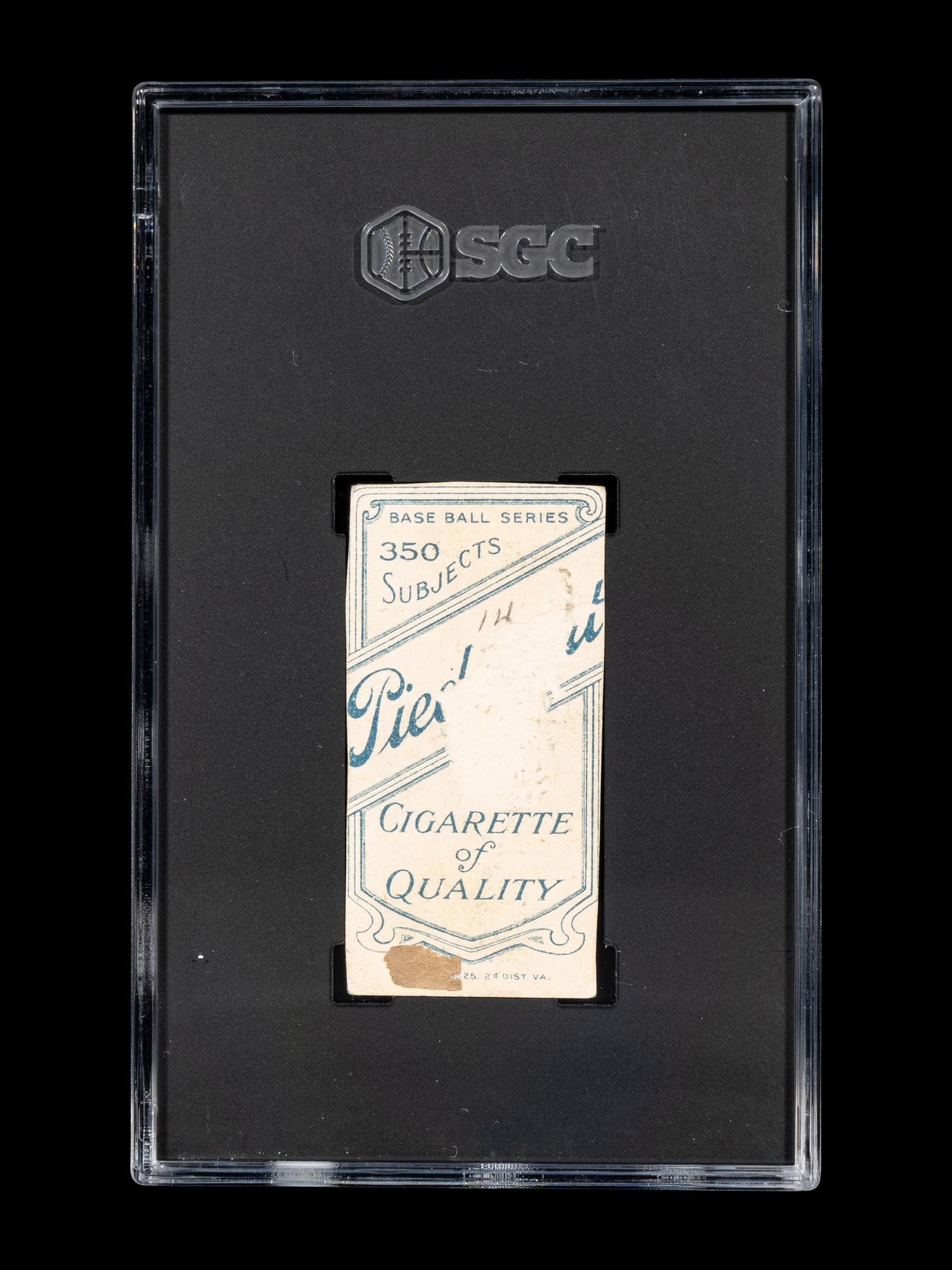 A Group of Three Early 20th Century Tobacco Baseball Cards (SGC AUTHENTIC),