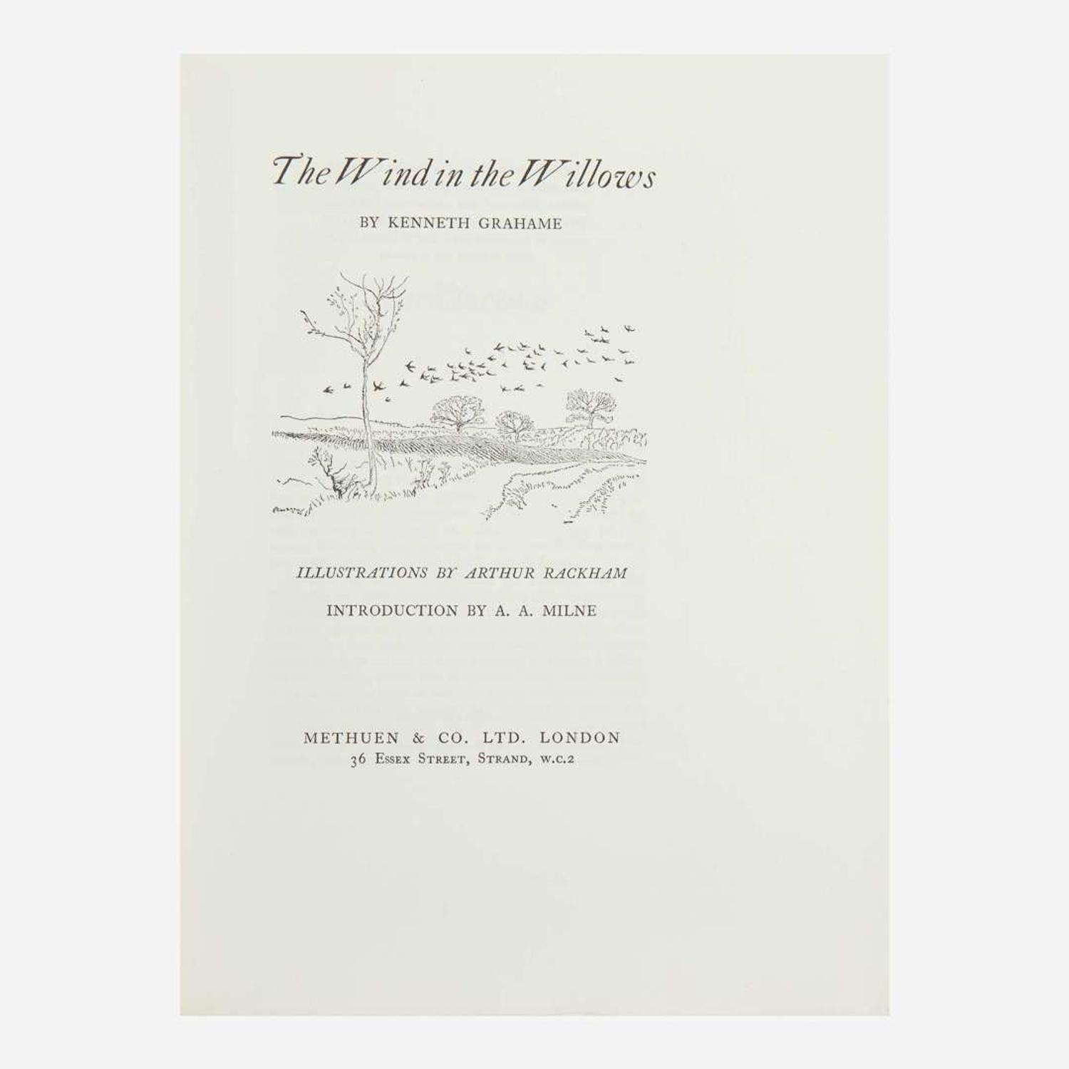 [Children's & Illustrated] [Rackham, Arthur] Grahame, Kenneth The Wind in the Willows