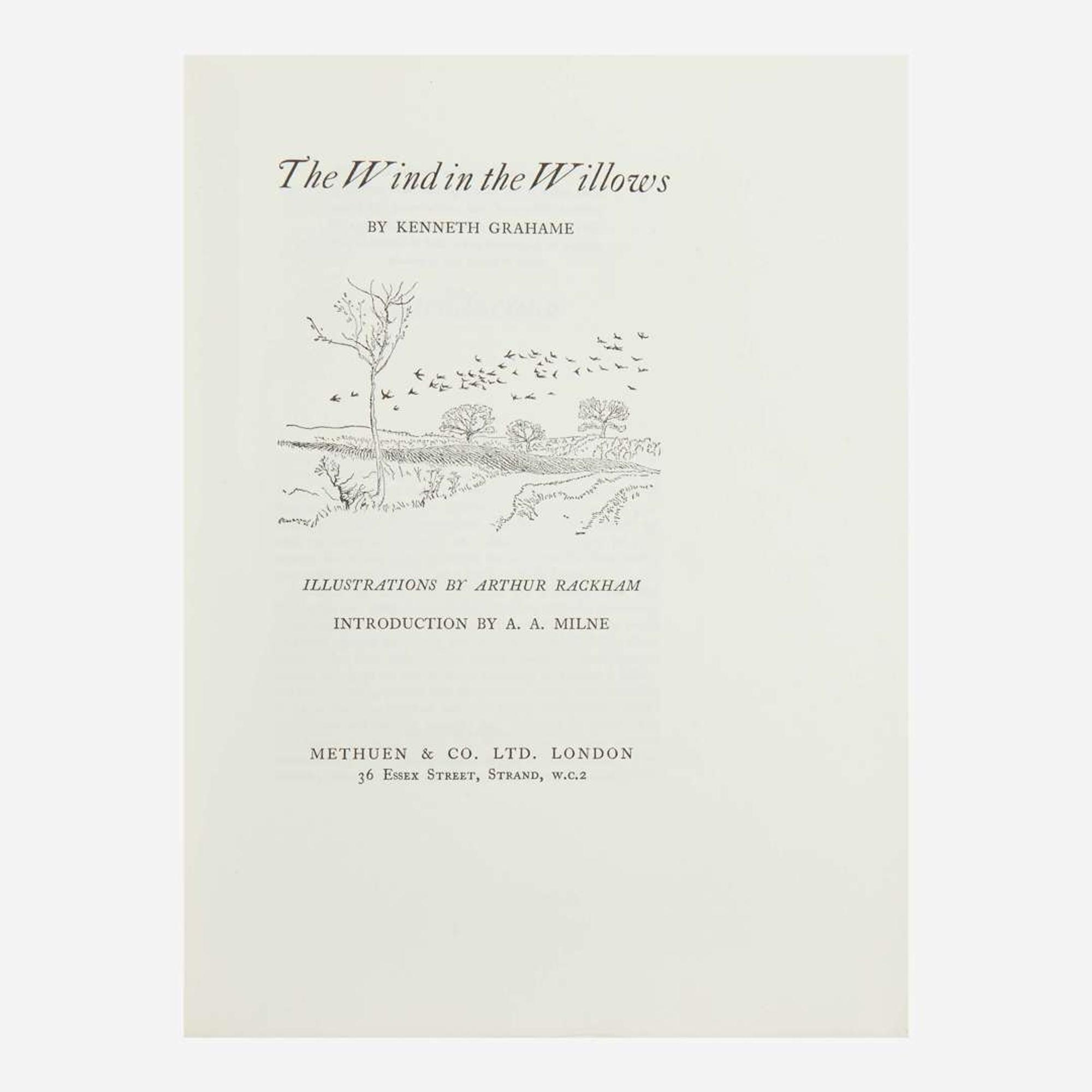 [Children's & Illustrated] [Rackham, Arthur] Grahame, Kenneth The Wind in the Willows