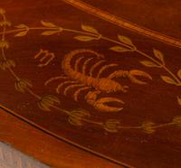 An Edwardian Mahogany and Marquetry Étagère