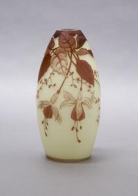 A Ciriama Cameo Glass Vase, Height 5 3/4 inches.