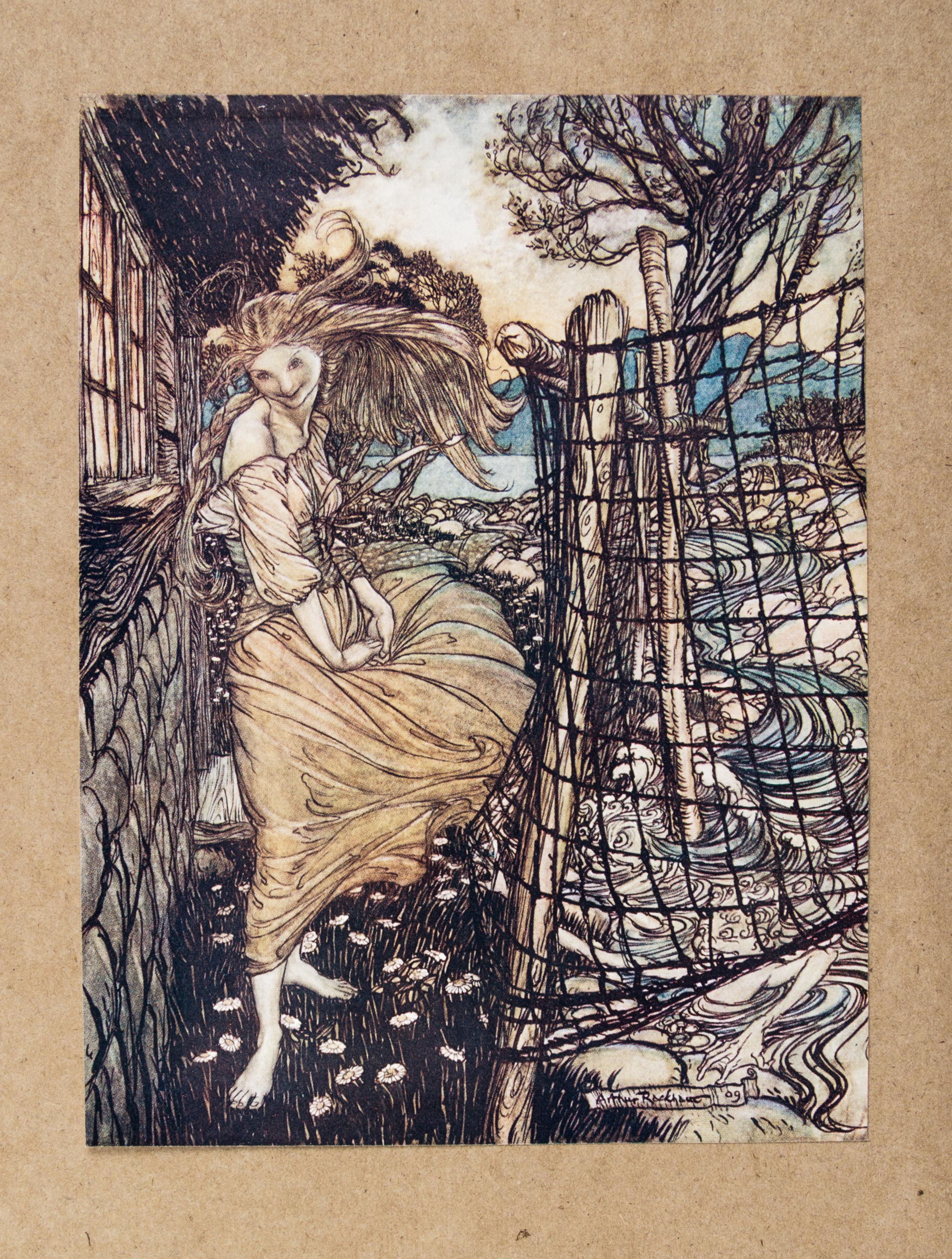 (RACKHAM, ARTHUR) Undine, L, 1909, The Rhinegold and the Valkyrie, L, 1910, and Ingoldsby Legends, L, 1907. 2 signed by Rackham (3)