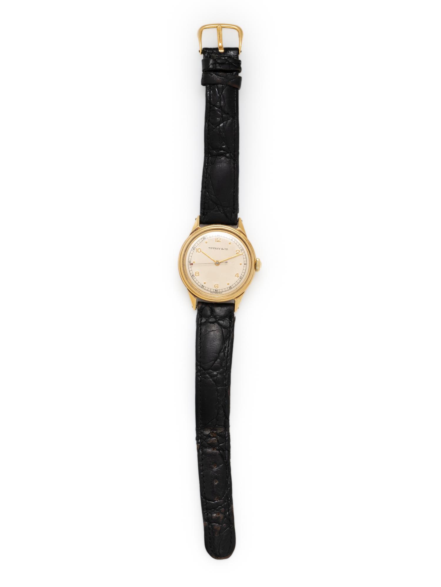 TIFFANY & CO., YELLOW GOLD WATCH